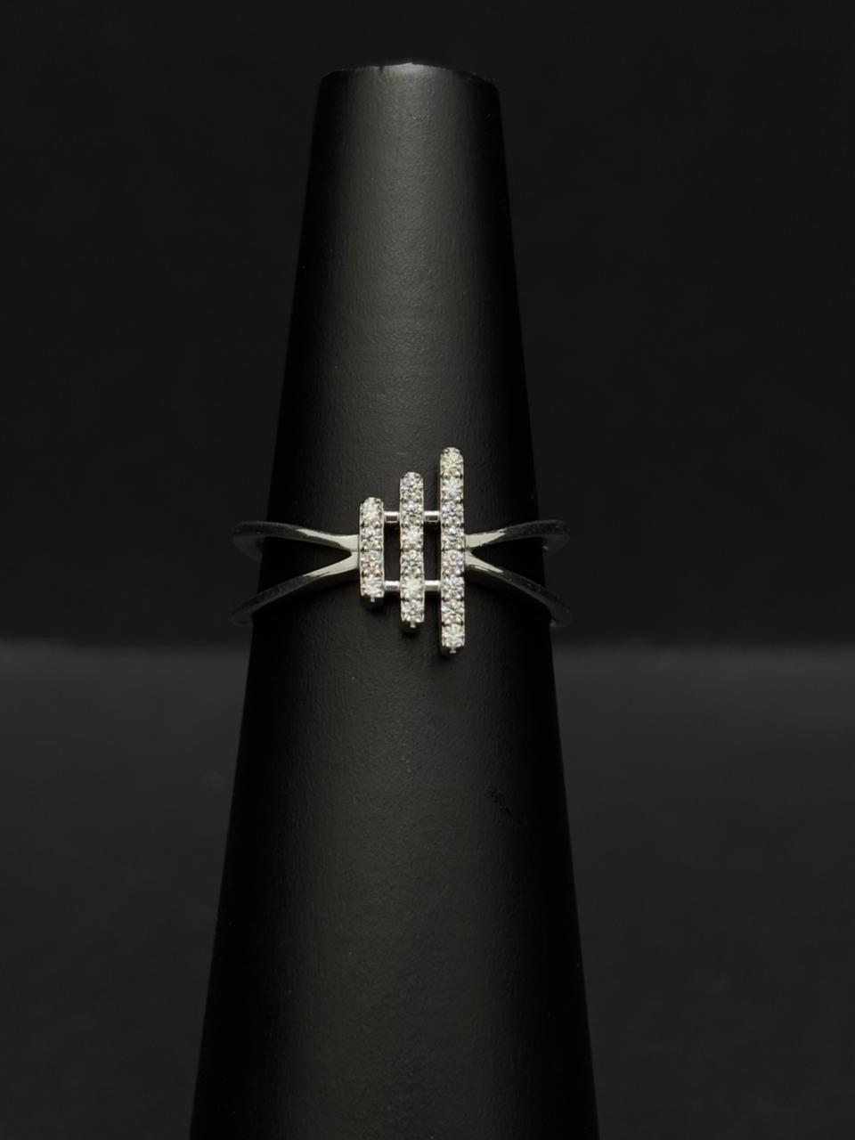 Striking Silver-tone Ring #83