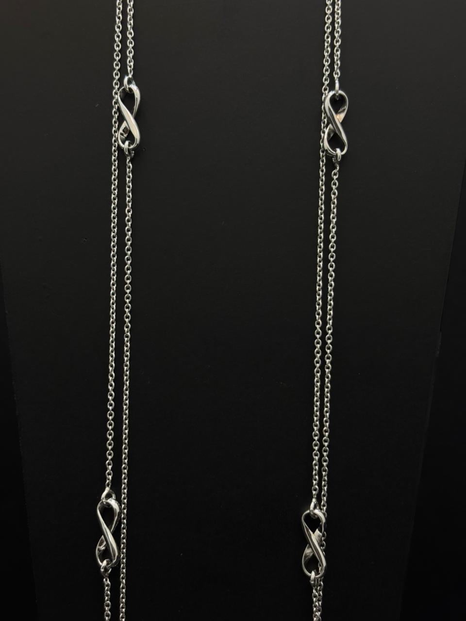 Sterling Silver with Infinity Symbol Anklet #29