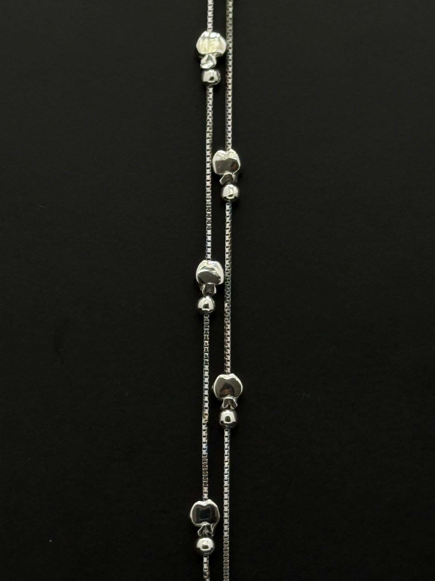 Double-Chain Bead Bracelet #281
