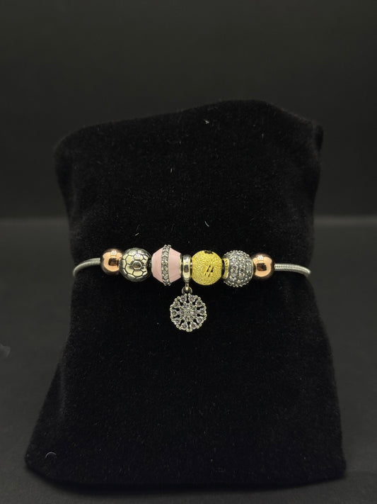 Sterling silver pandora bracelet #277