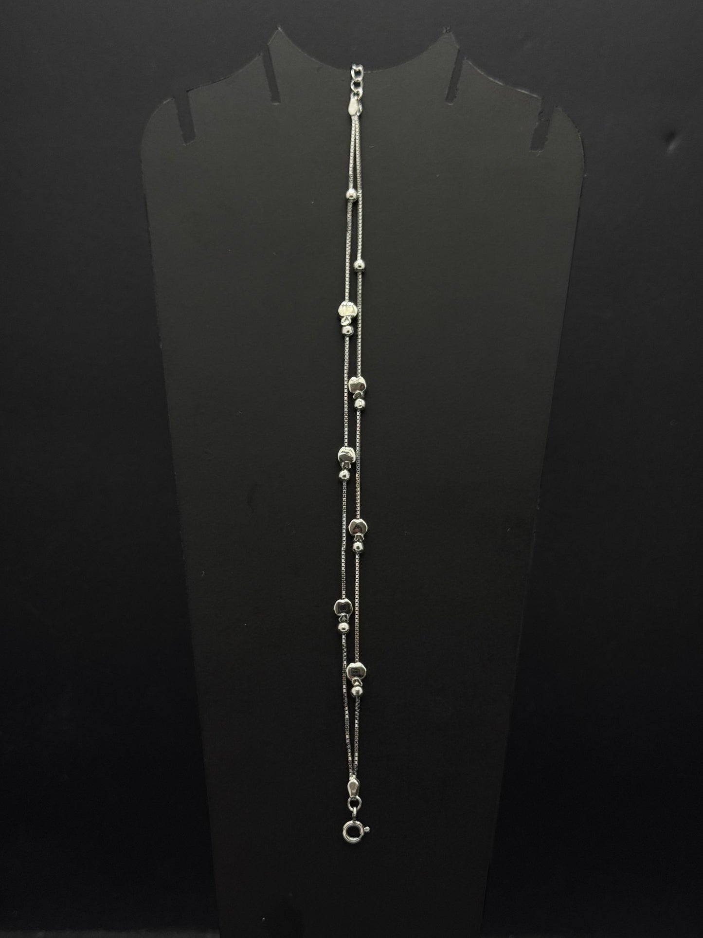 Double-Chain Bead Bracelet #281