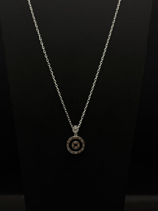 Silver-toned delicate chain #329