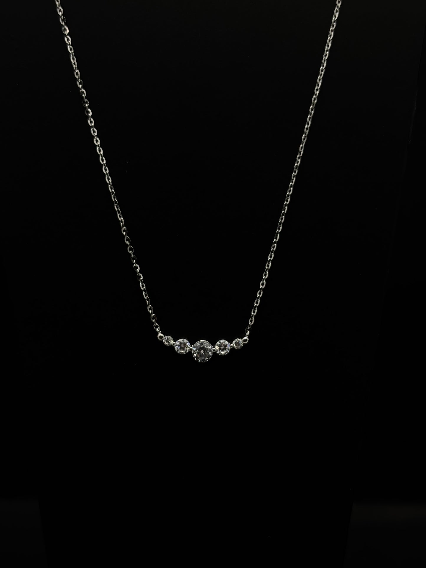 Five-Stone Sparkle Bar chain #359