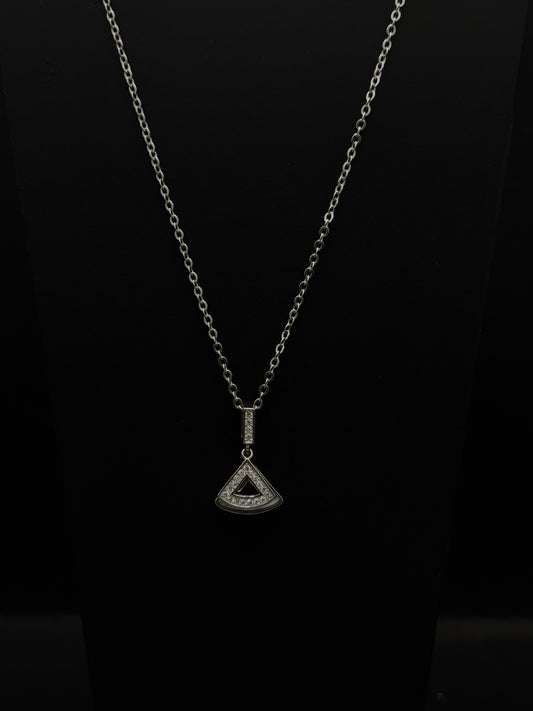 Gleaming Flat Link Silver-Toned Chains #43