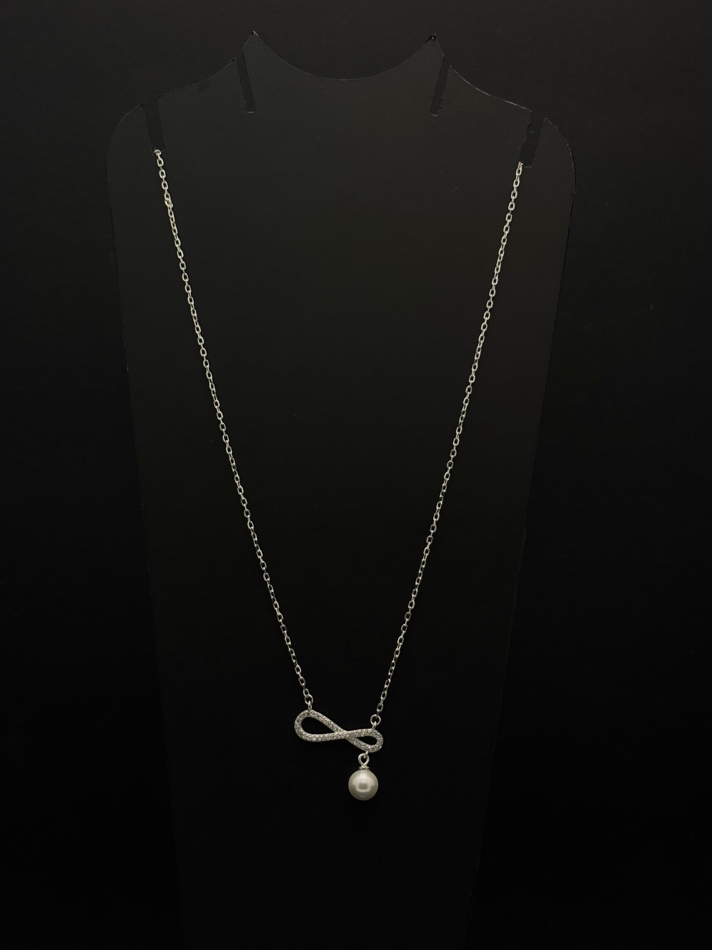 Minimalist Chain Necklace with Iridescent Crystal Accents #52