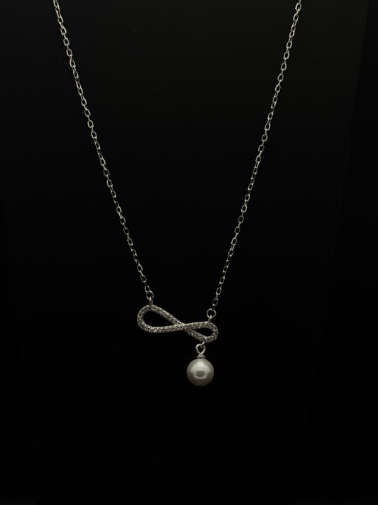 Minimalist Chain Necklace with Iridescent Crystal Accents #52