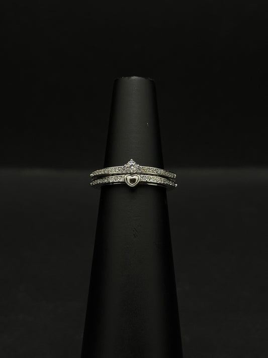 Princess Crown Silver Ring #423