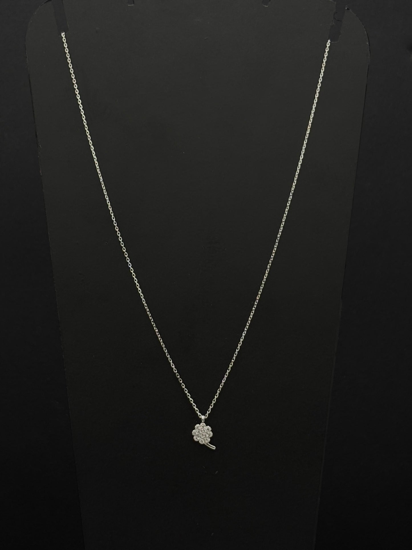 Delicate silver-tone chain #449