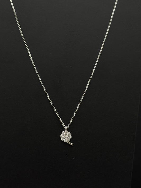 Delicate silver-tone chain #449