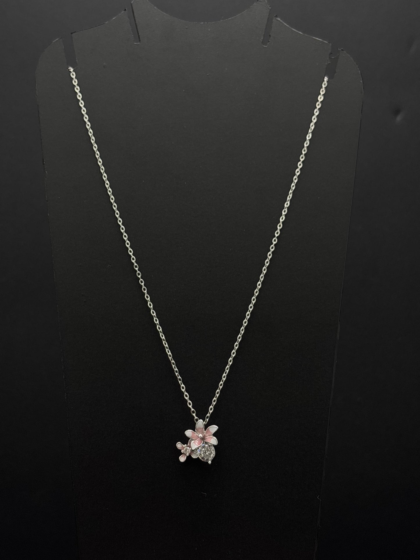 The Pink Cherry Blossom Duo Chain #470