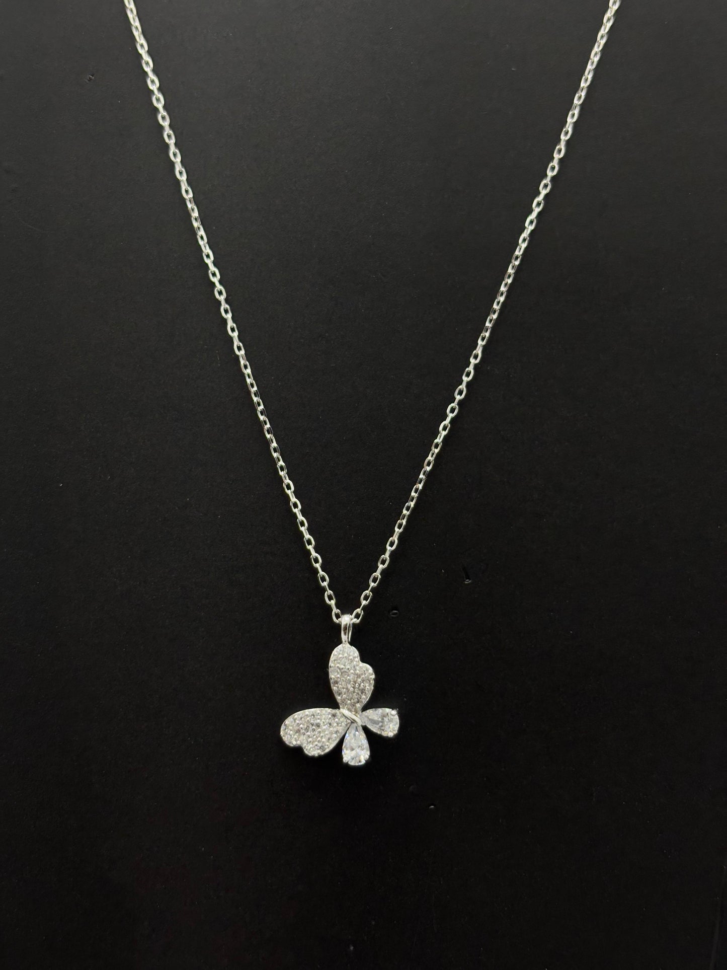 Crystal Butterfly Charm chain #488