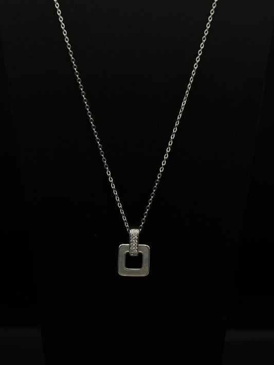 Cubic Zirconia Pendant chain #290