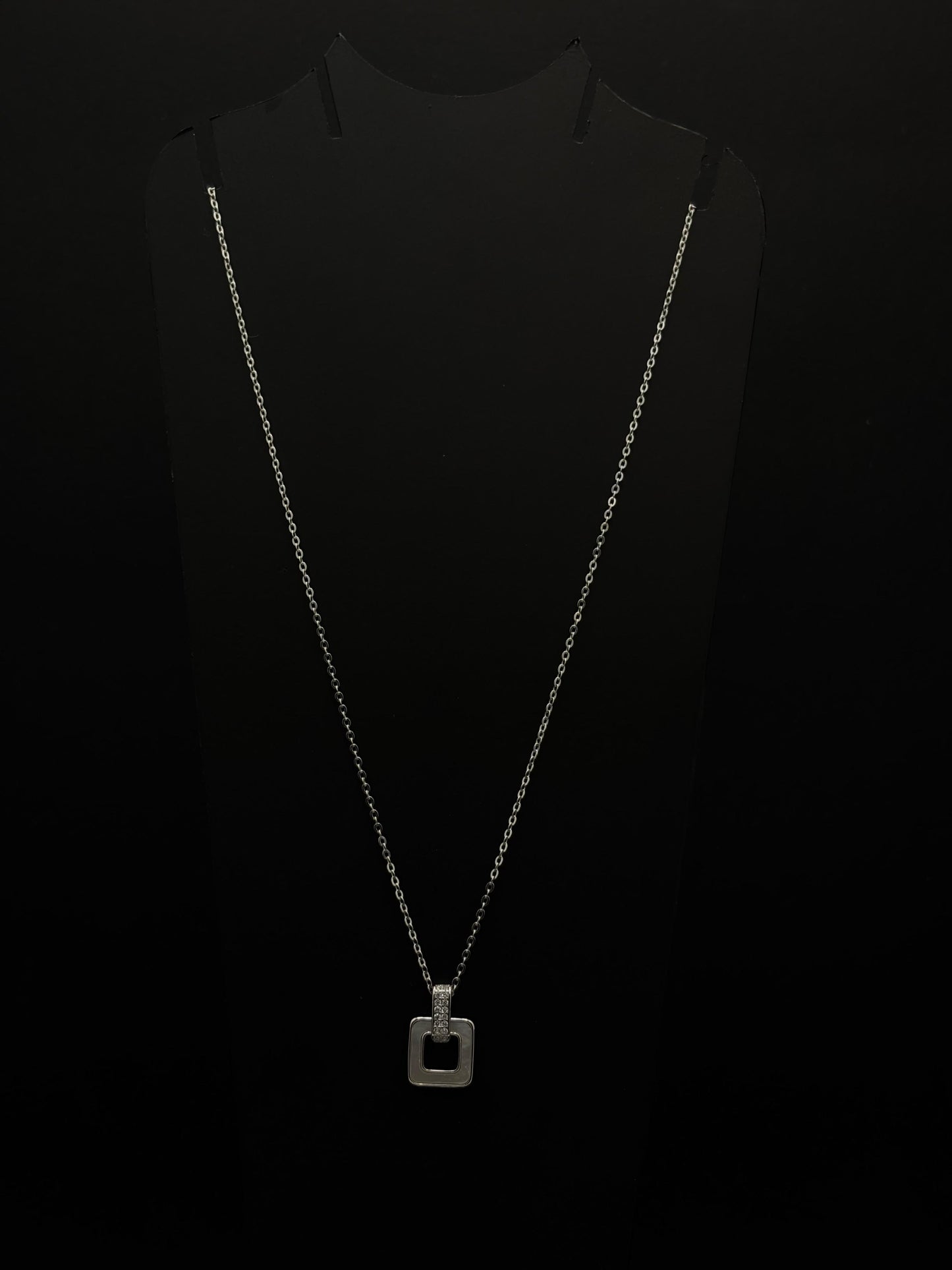 Cubic Zirconia Pendant chain #290