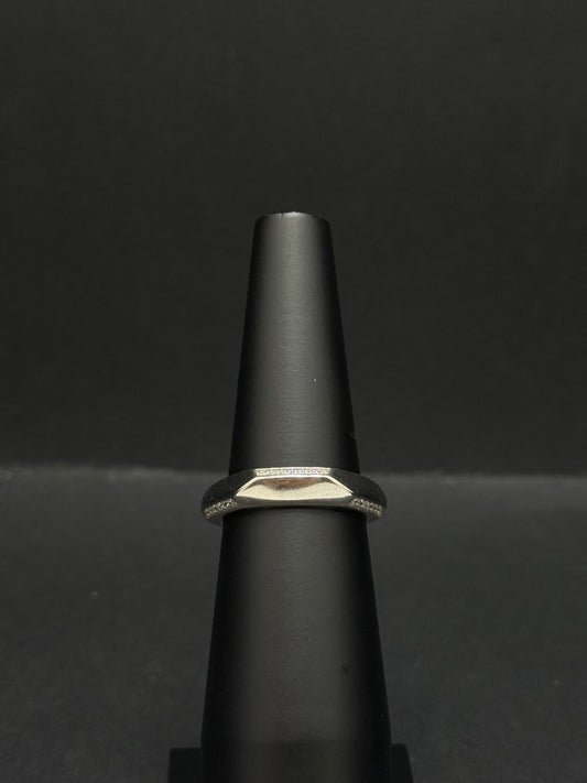 Hexagonal Diamond-Accent Statement Ring #199