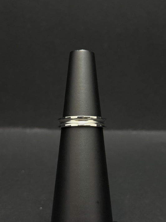 Sterling Silver Double-Band Ring #81