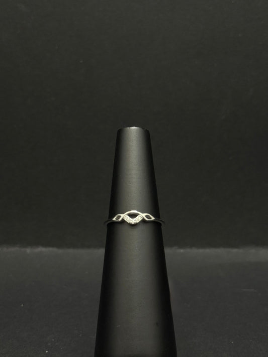 Infinity Symbol Sterling Silver Ring #314