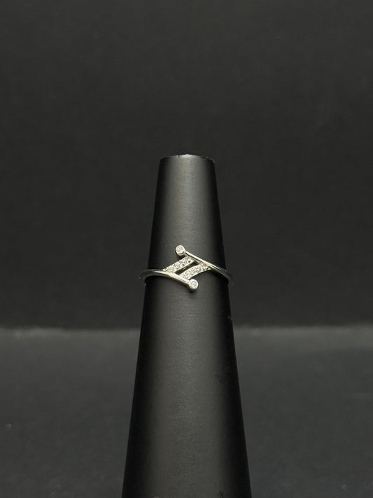 Crisscross Sterling Silver Ring #309