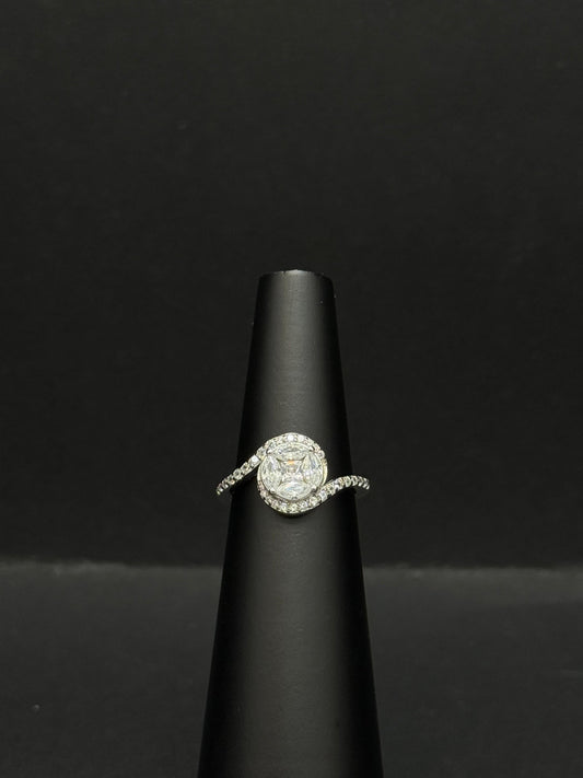 Sterling Silver Swirl Ring #337