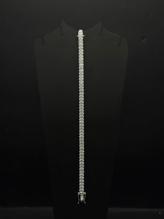 The Lumina" - owel shape Crystal Tennis Bracele #432