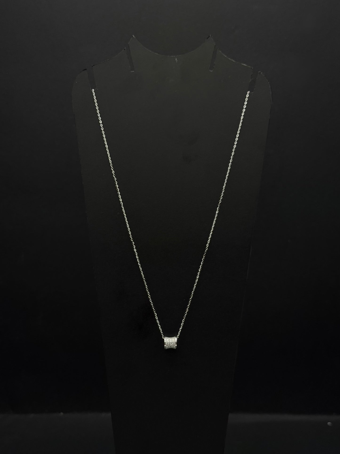 Sparkling Barrel Pendant chain #416