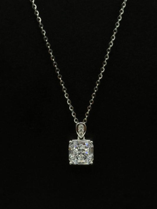 Radiant Cushion-Cut Pendant #413