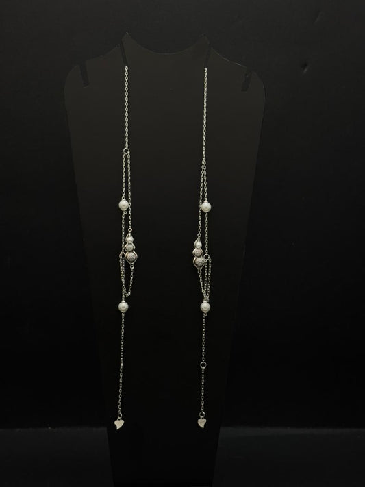 Silver-Toned Station Anklet #151/149