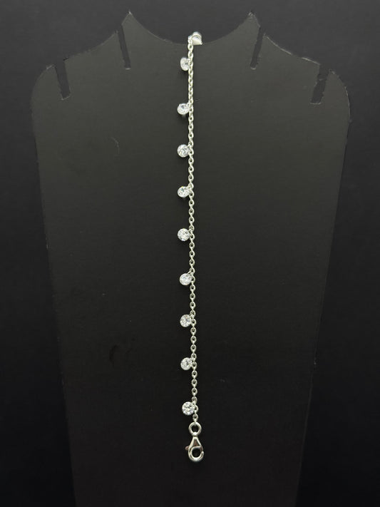 Delicate sterling silver bracelet #177