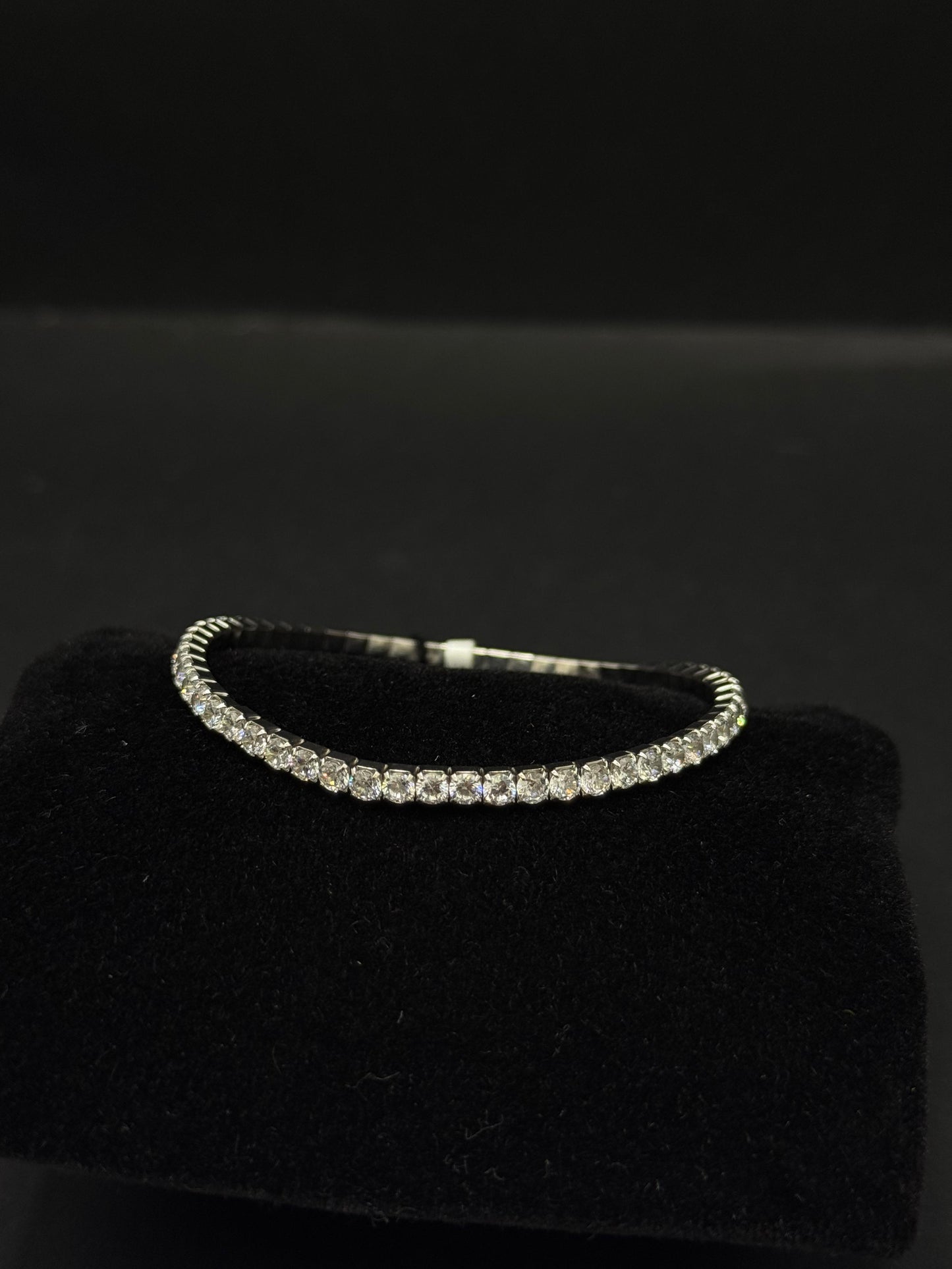 Stretchable Tennis bracelet with timeless elegance #182
