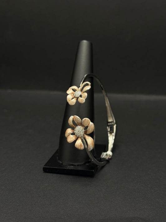 Elegant silver-tone bracelet #69