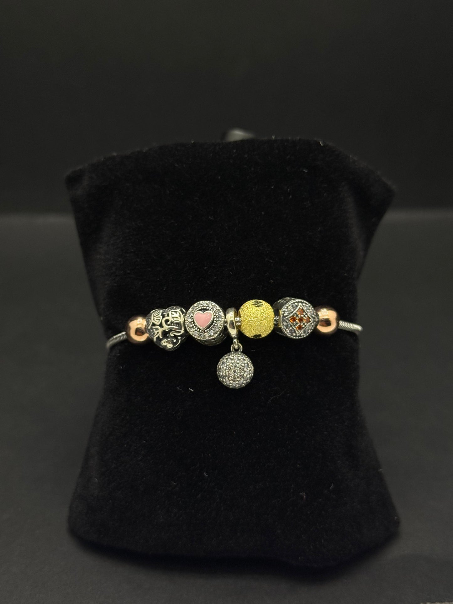 Sterling silver pandora bracelet #276