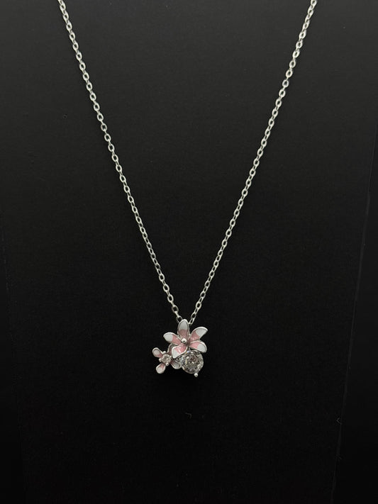 The Pink Cherry Blossom Duo Chain #470