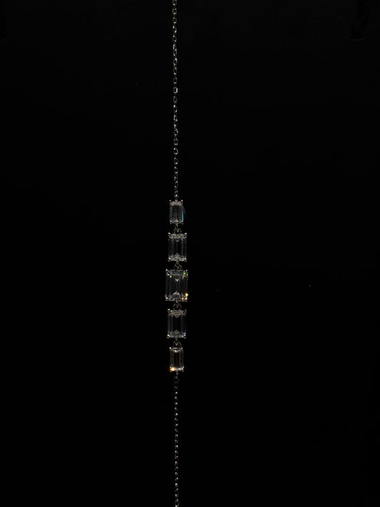 Minimalist Silver-Toned Chain Bracelet #131