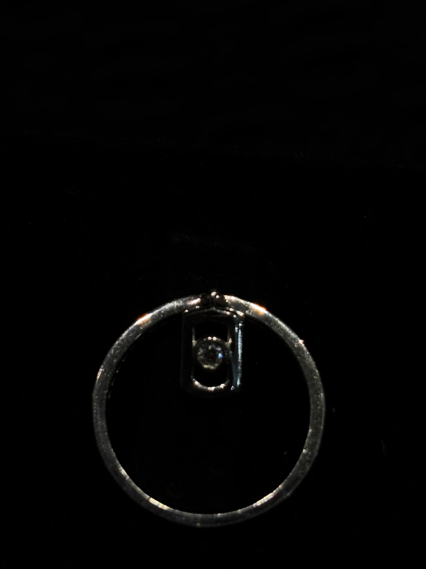 Dazzling Silver-tone Ring with a modern and elegant design #87