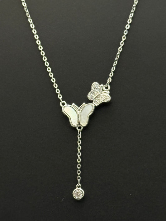 Butterfly Duet Lariat Chain #291