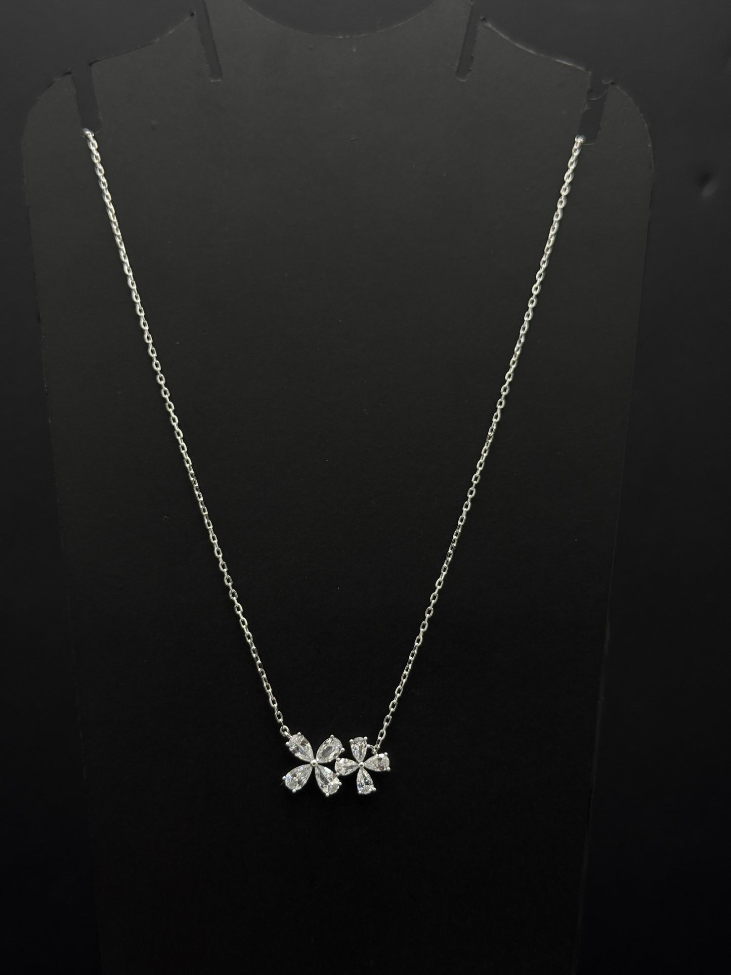 Marquise Flower Duo Pendant chai #486