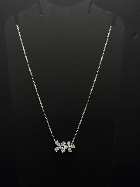 Marquise Flower Duo Pendant chai #486