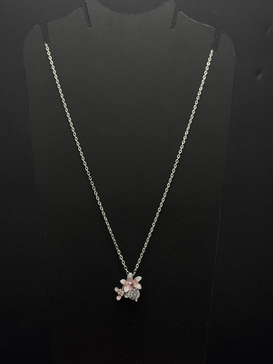 The Pink Cherry Blossom Duo Chain #470