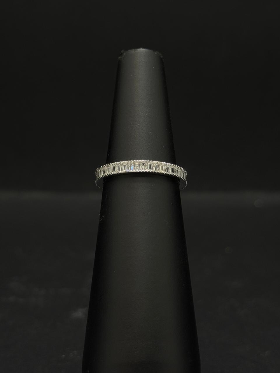 Bagette-Cut Eternity Band Ring #529