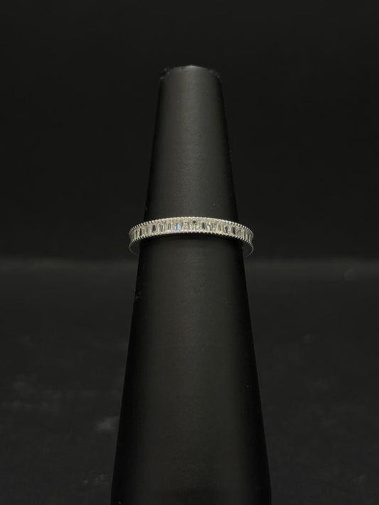 Bagette-Cut Eternity Band Ring #529