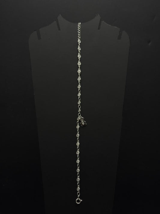 Sparkling Dainty Gemstone Chain Bracelet #543