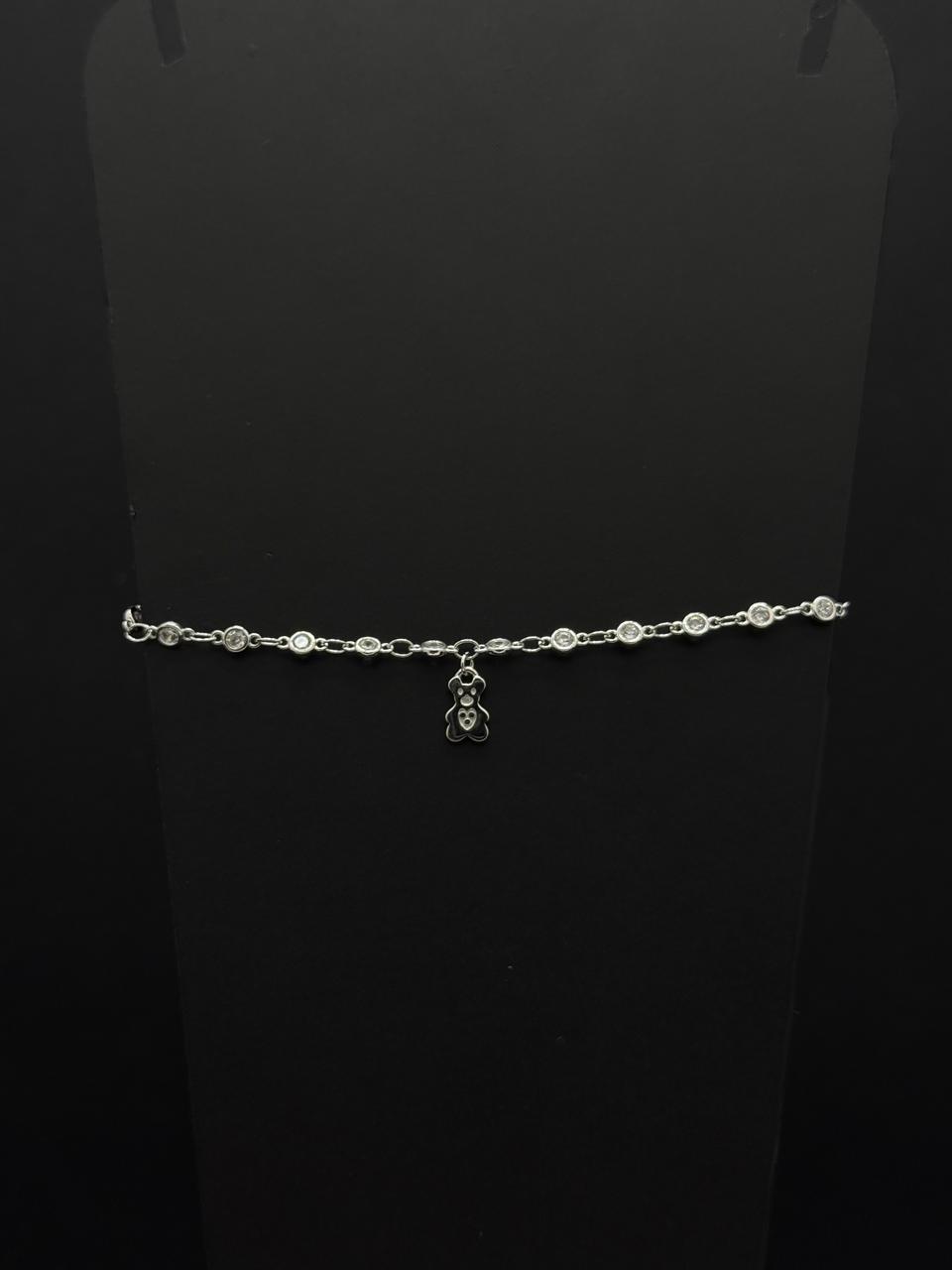 Sparkling Dainty Gemstone Chain Bracelet #543