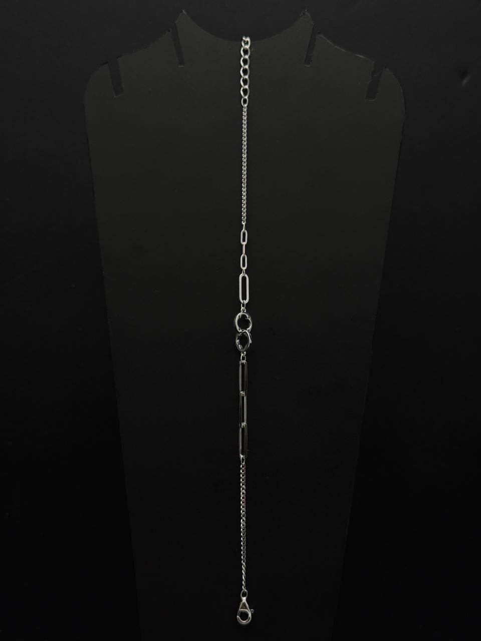 Modern Mixed-Link Chain Bracelet #557