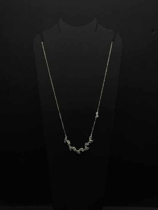 The Willow Leaf Shimmer Necklace #600