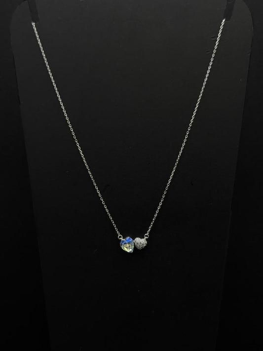 The Aurora Heart Duo Necklace #601