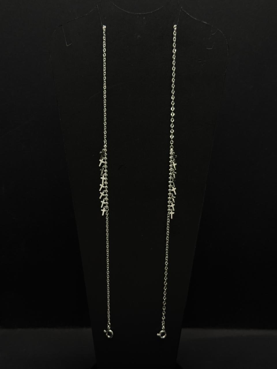 Dangling Multi-Cross Charm Anklet #616