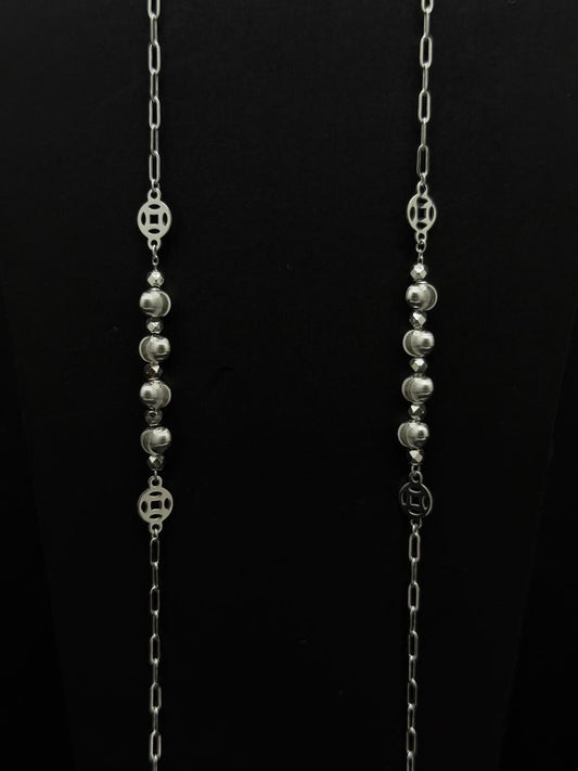 Geometric Station Paperclip Anklet #621