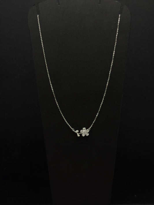 Blossom & Vine Silver Chain Pendant #625