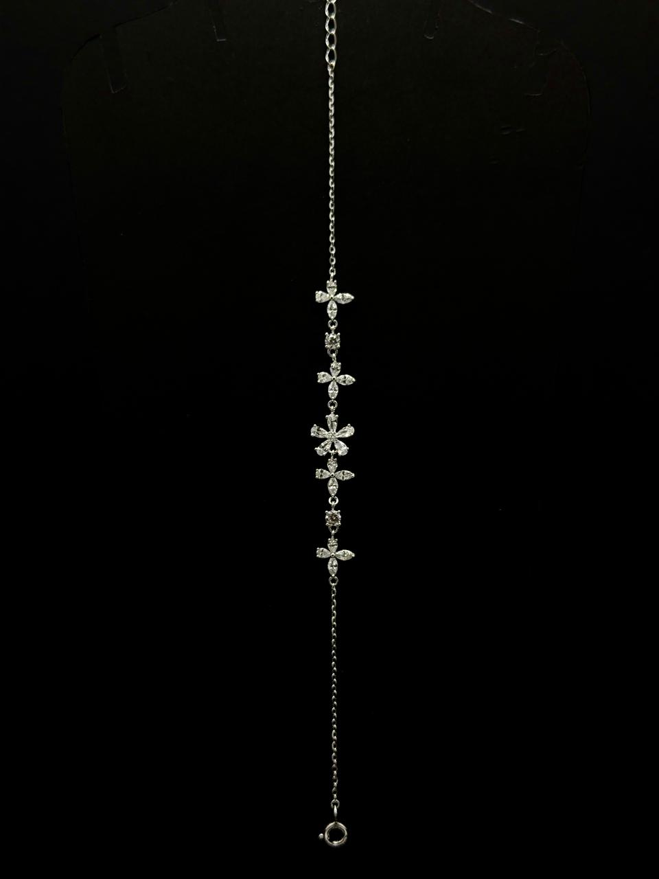 Marquise Crystal Blossom Symphony Bracelet #628